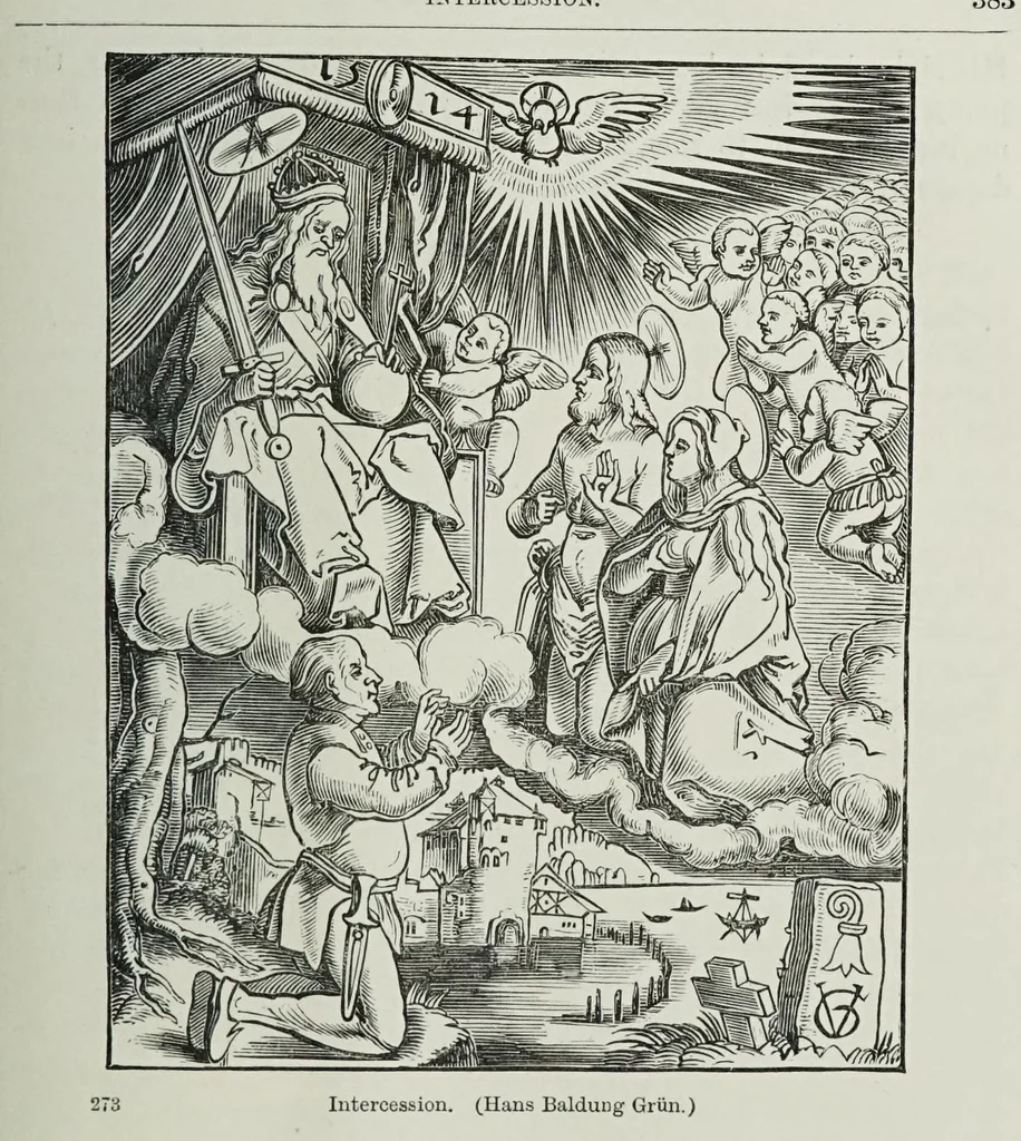An illustration from The history of Our Lord as exemplified in works of art : with that of His types, St. John the Baptist, and other persons of the Old and New Testament, 1892, leaf 445