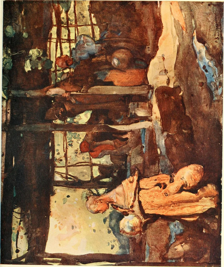 An illustration from A history of painting, 1911, leaf 375