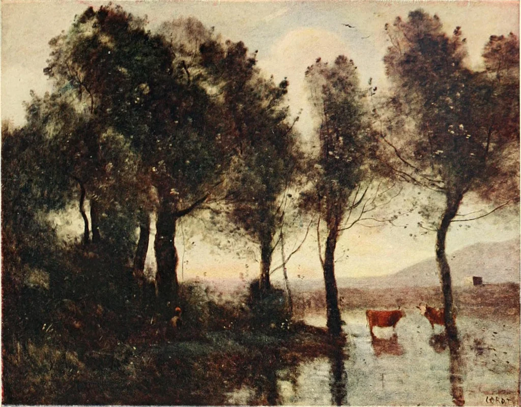 An illustration from A history of painting, 1900, leaf 148