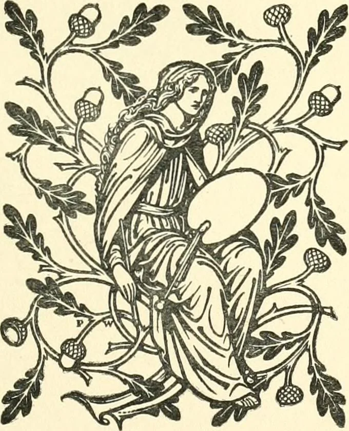 An illustration from A history of painting, 1900, leaf 16