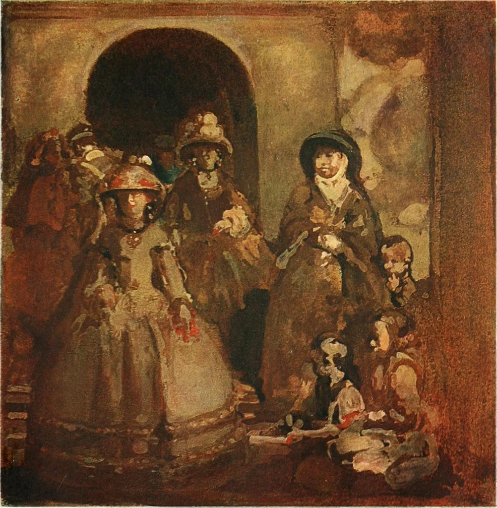 An illustration from A history of painting, 1900, leaf 406