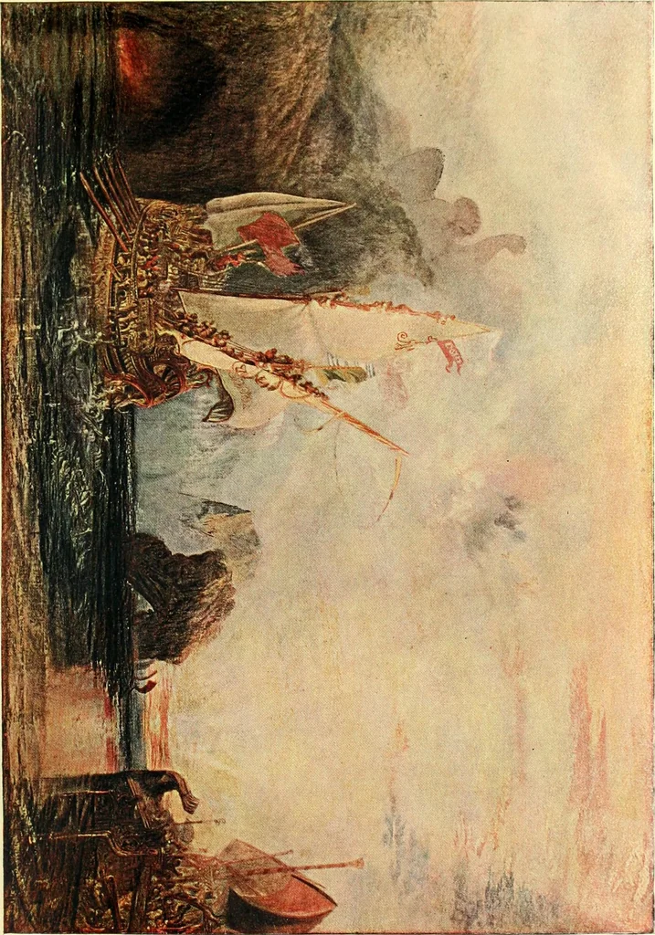 An illustration from A history of painting, 1900, leaf 74