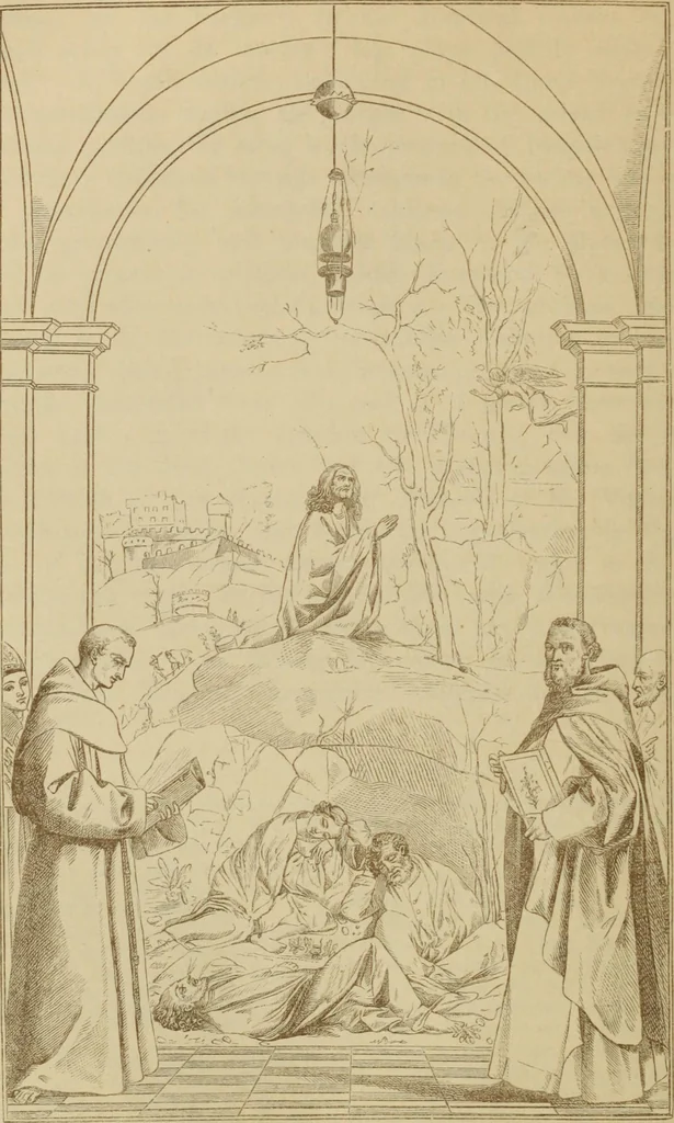 An illustration from A history of painting in north Italy; Venice, Padua, Vicenza, Verona, Ferrara, Millan, Friuli, Brescia, from the fourteenth to the sixteenth century, 1871, leaf 309