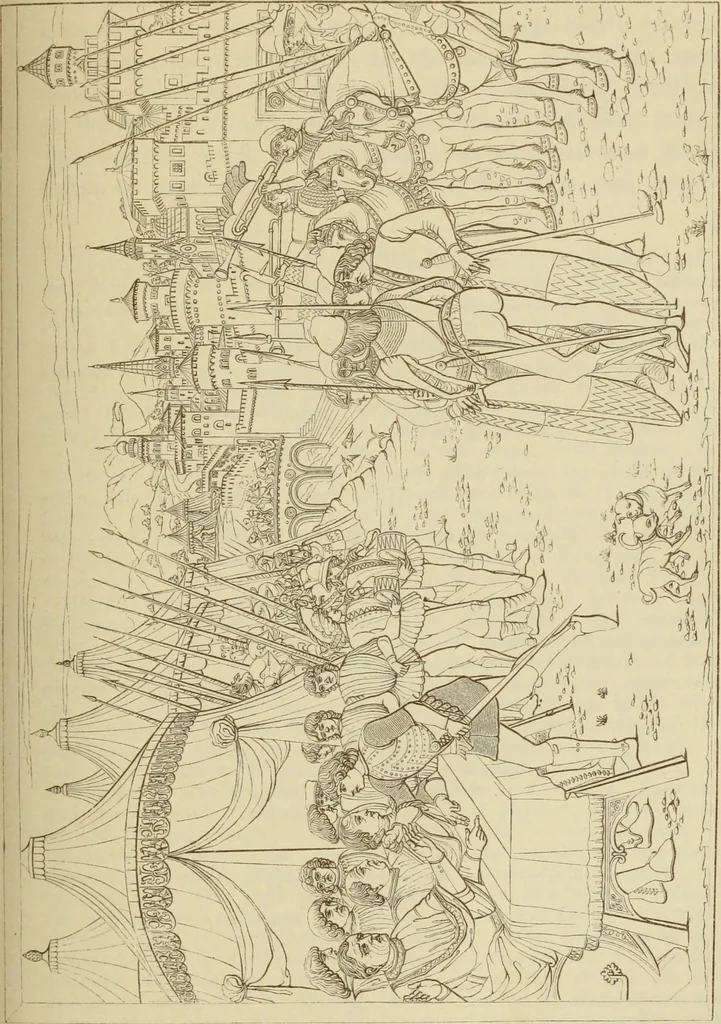An illustration from A history of painting in north Italy; Venice, Padua, Vicenza, Verona, Ferrara, Millan, Friuli, Brescia, from the fourteenth to the sixteenth century, 1871, leaf 418