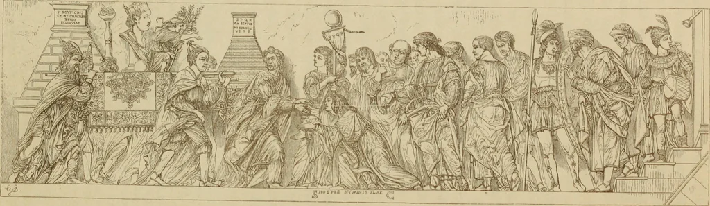 An illustration from A history of painting in north Italy; Venice, Padua, Vicenza, Verona, Ferrara, Millan, Friuli, Brescia, from the fourteenth to the sixteenth century, 1871, leaf 473
