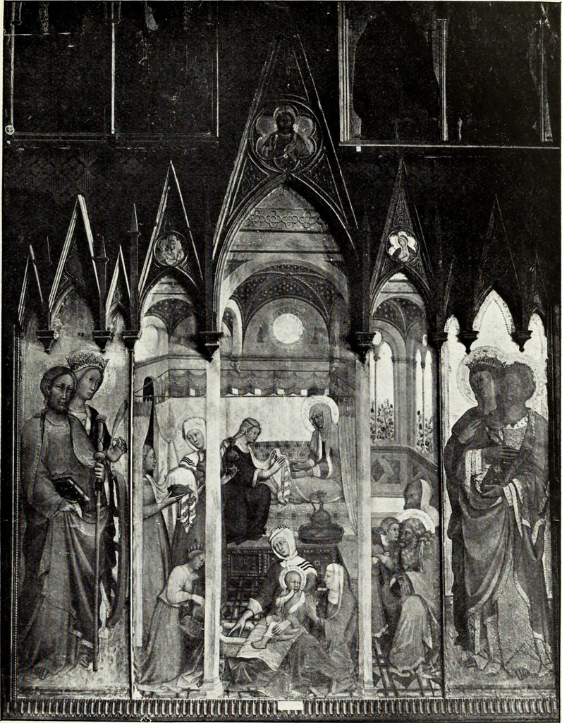 An illustration from A history of painting in Italy, Umbria, Florence and Siena, from the second to the sixteenth century, 1908, leaf 190