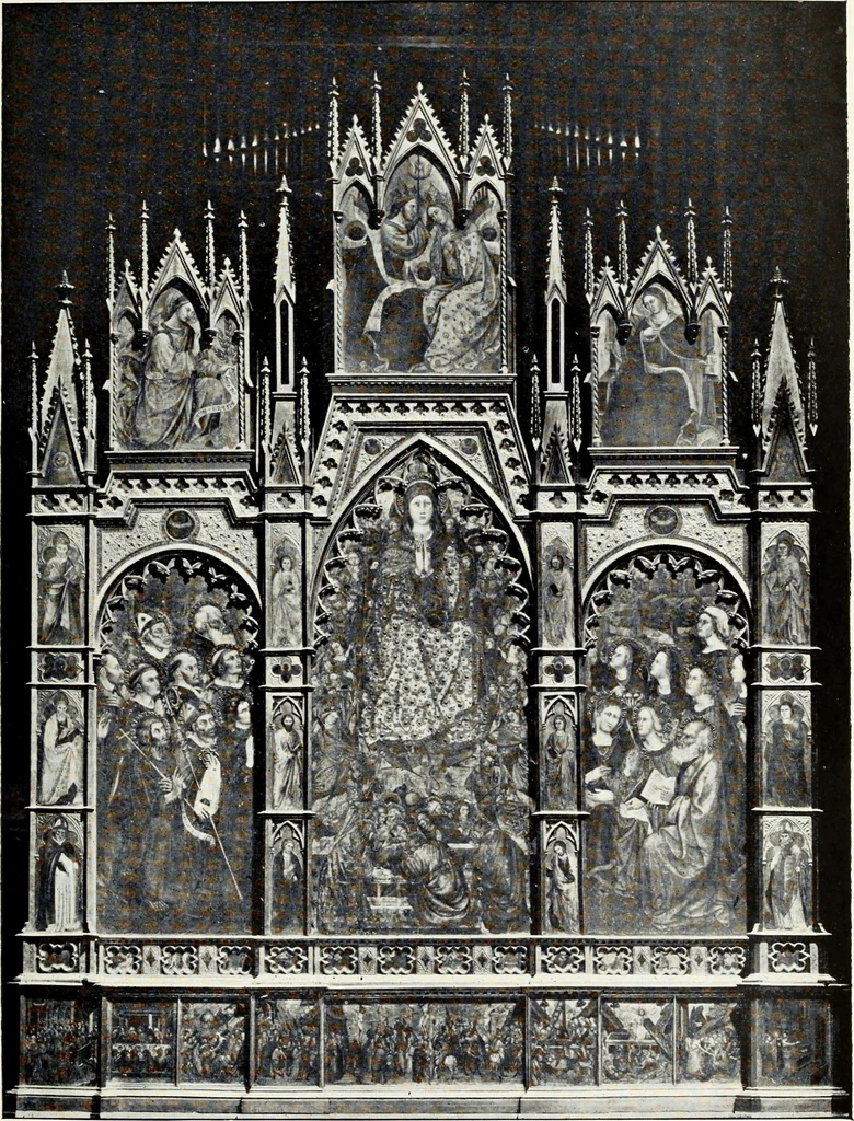 An illustration from A history of painting in Italy, Umbria, Florence and Siena, from the second to the sixteenth century, 1908, leaf 214