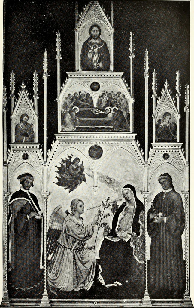 An illustration from A history of painting in Italy, Umbria, Florence and Siena, from the second to the sixteenth century, 1908, leaf 220