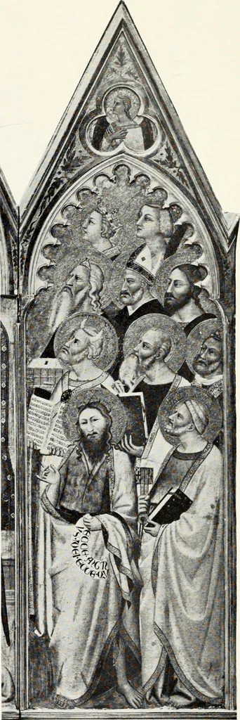 An illustration from A history of painting in Italy, Umbria, Florence and Siena, from the second to the sixteenth century, 1908, leaf 254