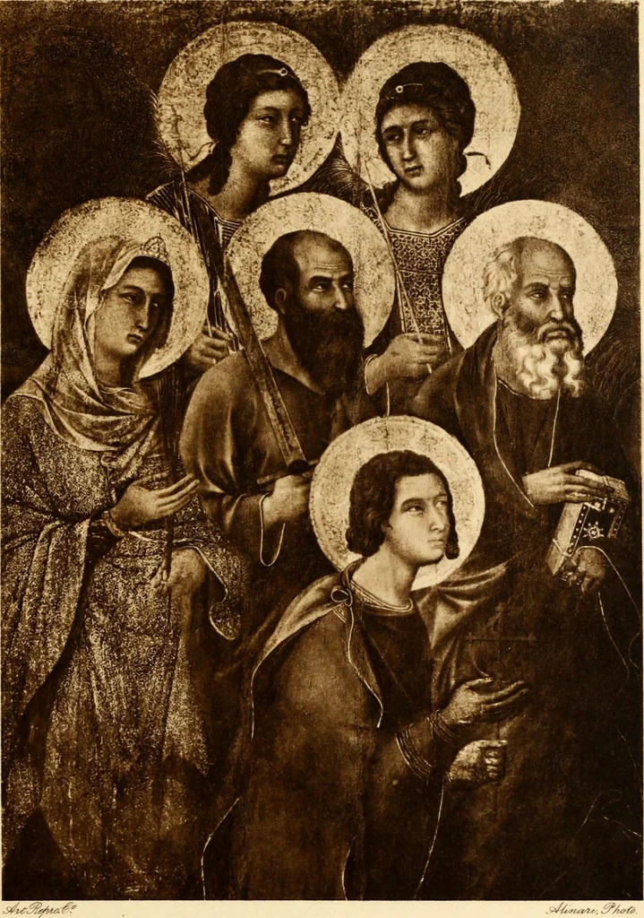 An illustration from A history of painting in Italy, Umbria, Florence and Siena, from the second to the sixteenth century, 1908, leaf 32