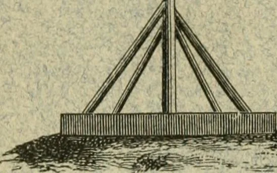An illustration from History of Paul Revere's signal lanterns, April 18, 1775, in the steeple of the North Church: with an account of the tablet on Christ Church and the monuments at Highland Park and Dorchester Heights, 1878, leaf 76