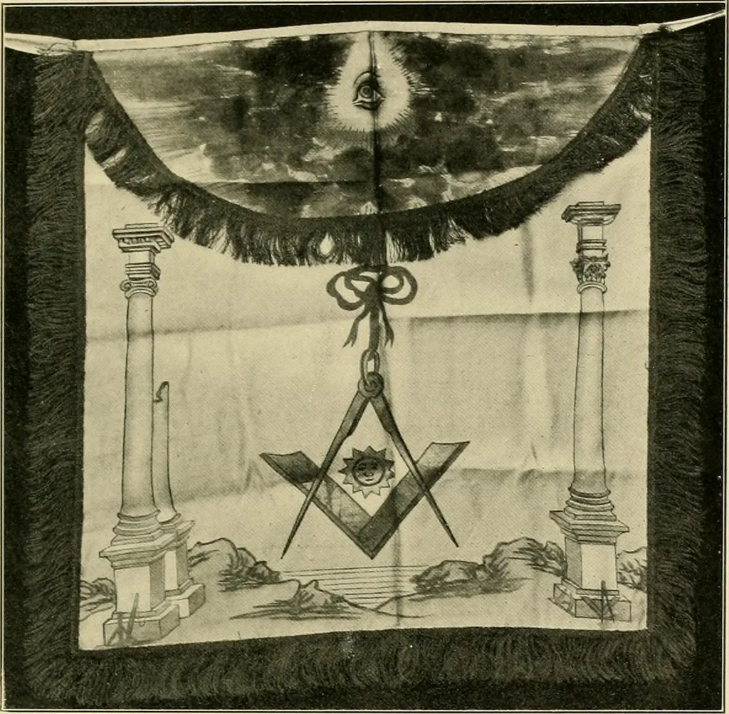 An illustration from History of Perseverance Lodge : No. 21, F. & A. M., Penn'a., at Harrisburg, 1901, leaf 334