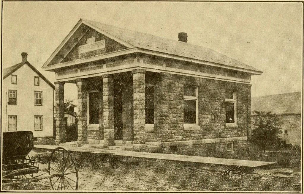 An illustration from History of the Presbyterian Churches of Path Valley : addresses delivered at the sesquicentennial of the upper and lower Path Valley churches and a history of these churches, October 18-20, 1916, 1916, leaf 124