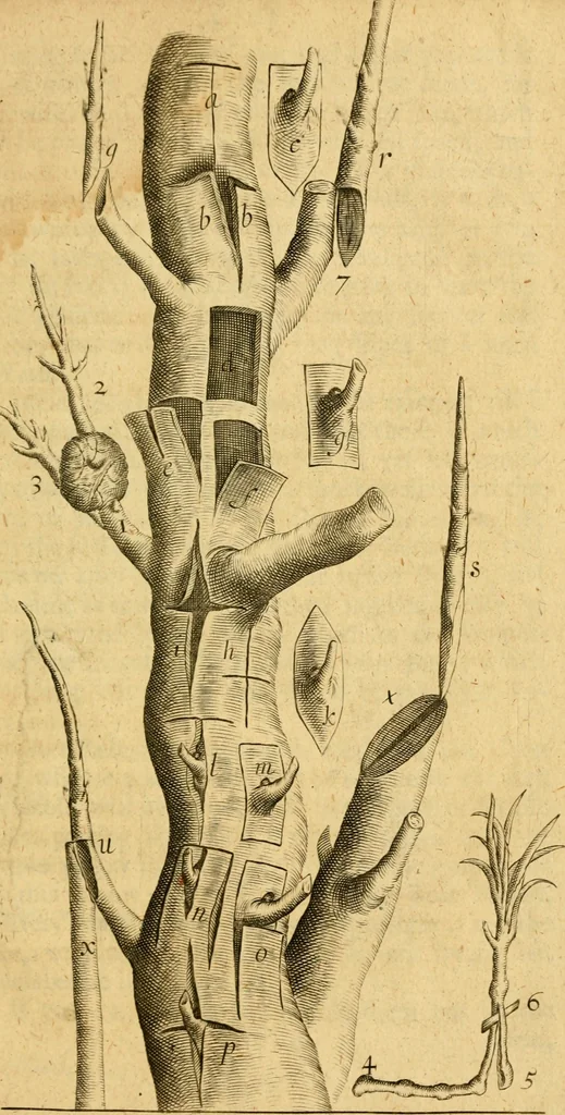 An illustration from The history of the propagation & improvement of vegetables by the concurrence of art and nature ..., 1660, leaf 96