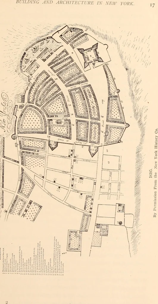 An illustration from A history of real estate, building and architecture in New York City during the last quarter of a century, 1898, leaf 24