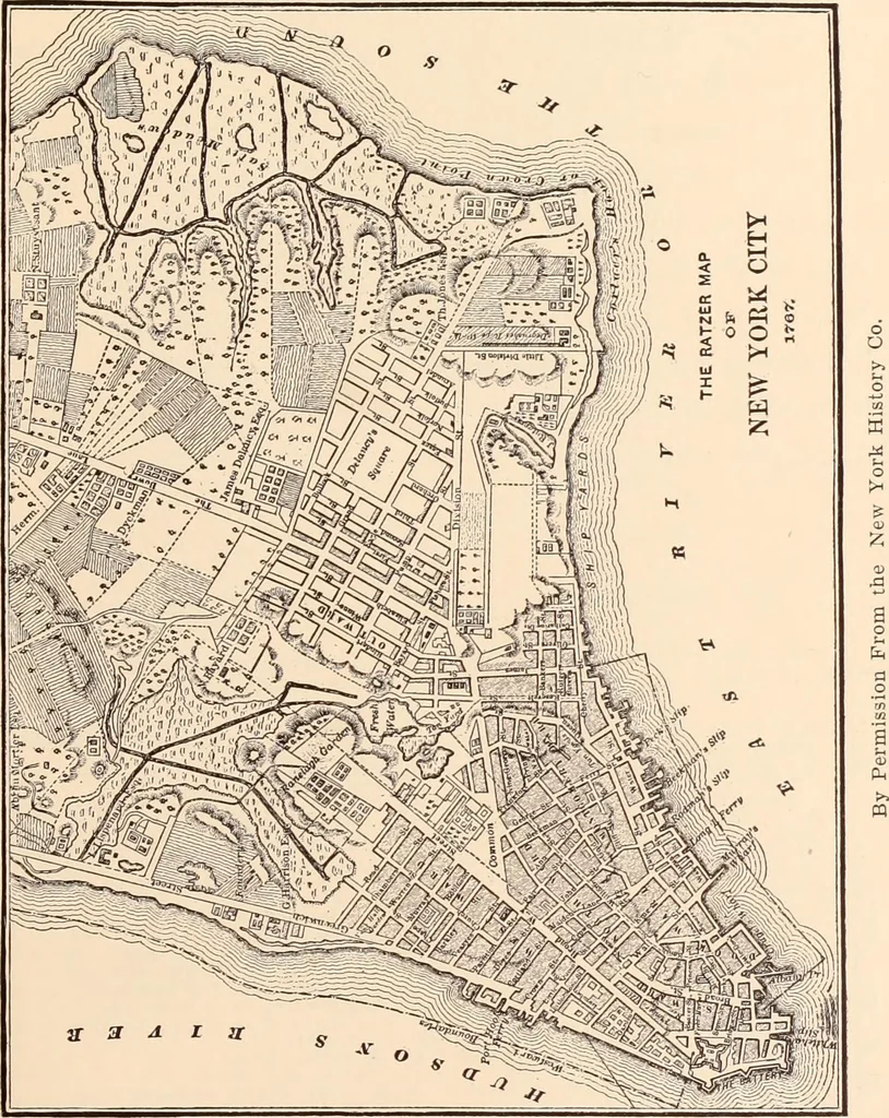 An illustration from A history of real estate, building and architecture in New York City during the last quarter of a century, 1898, leaf 28