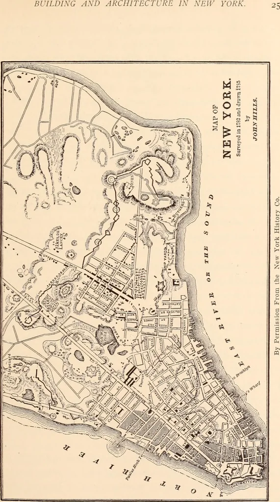 An illustration from A history of real estate, building and architecture in New York City during the last quarter of a century, 1898, leaf 32