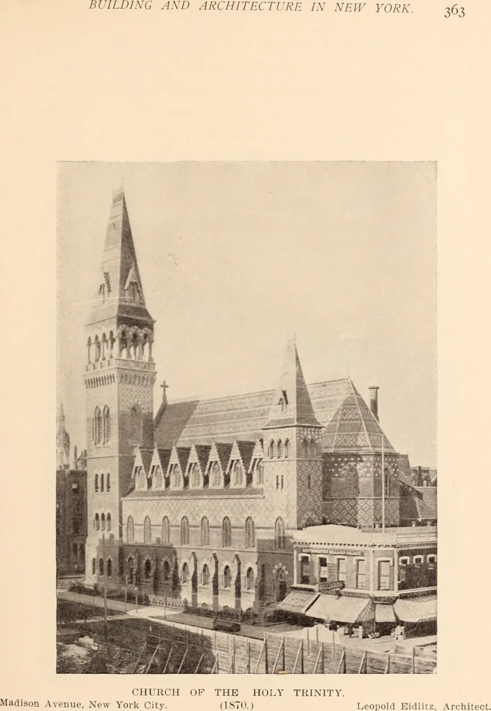 An illustration from A history of real estate, building and architecture in New York City during the last quarter of a century, 1898, leaf 370