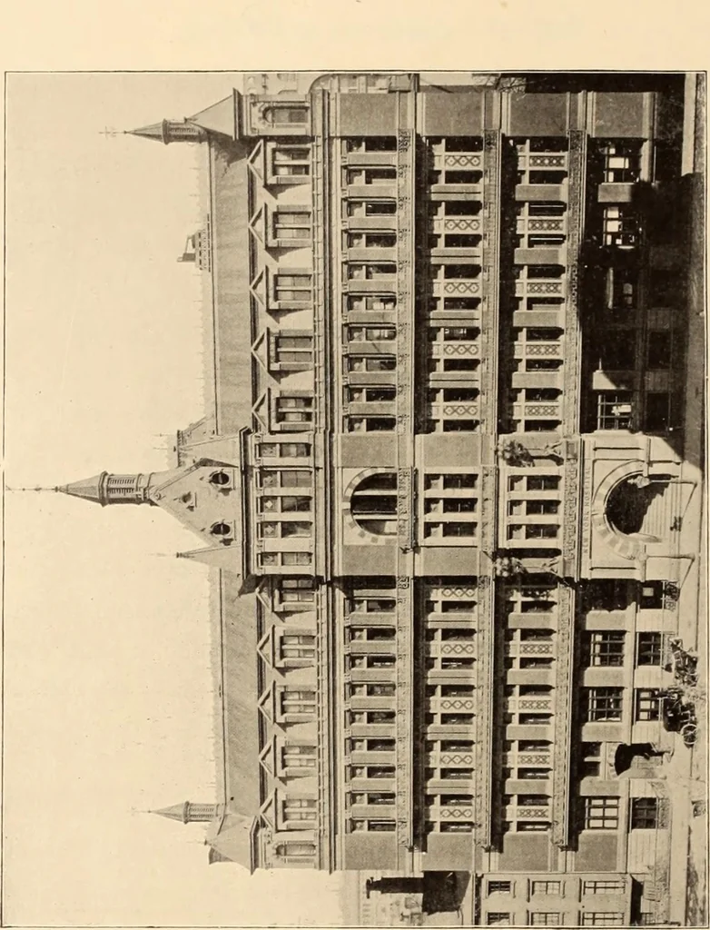 An illustration from A history of real estate, building and architecture in New York City during the last quarter of a century, 1898, leaf 375