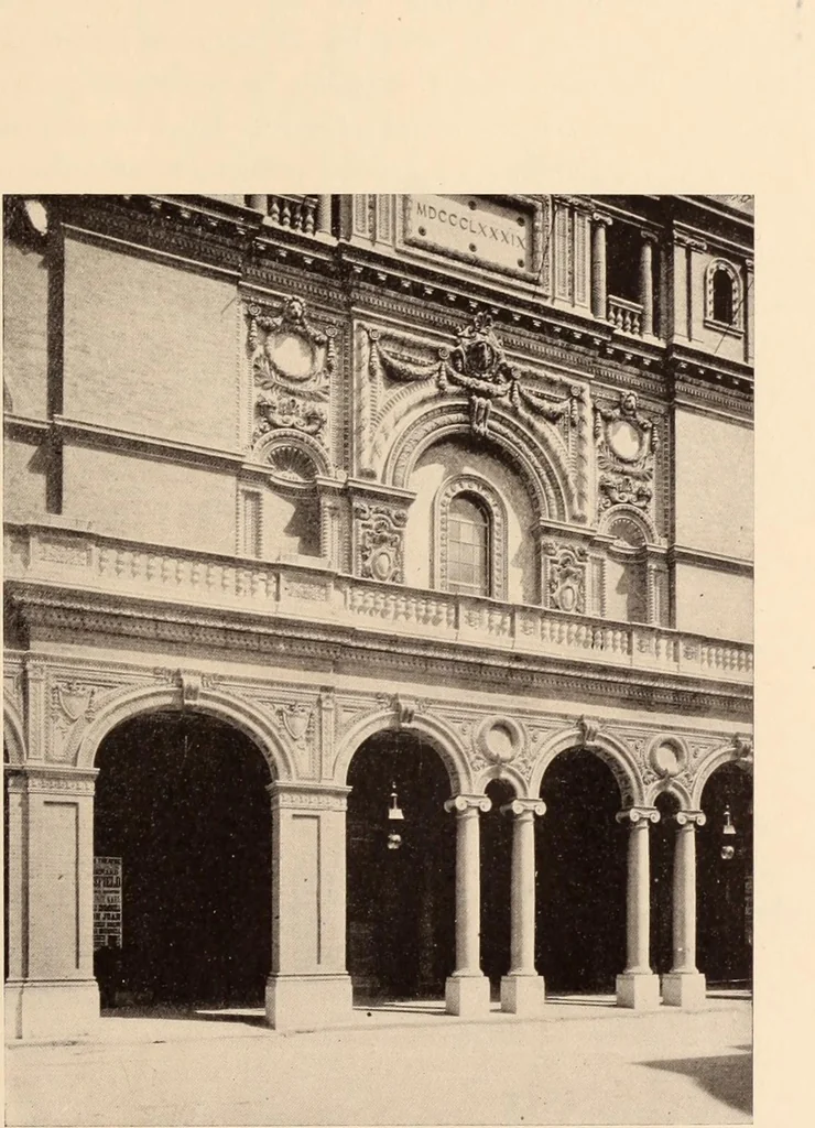An illustration from A history of real estate, building and architecture in New York City during the last quarter of a century, 1898, leaf 392