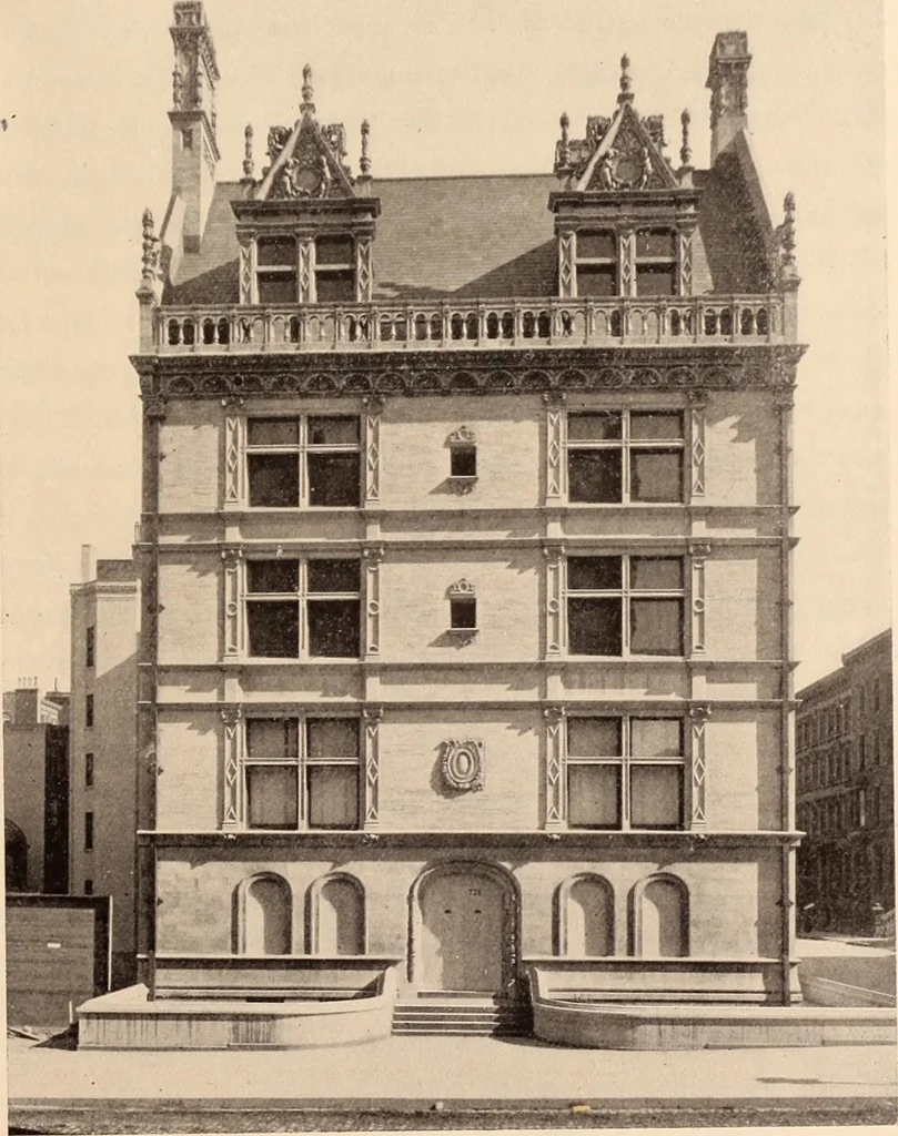 An illustration from A history of real estate, building and architecture in New York City during the last quarter of a century, 1898, leaf 404