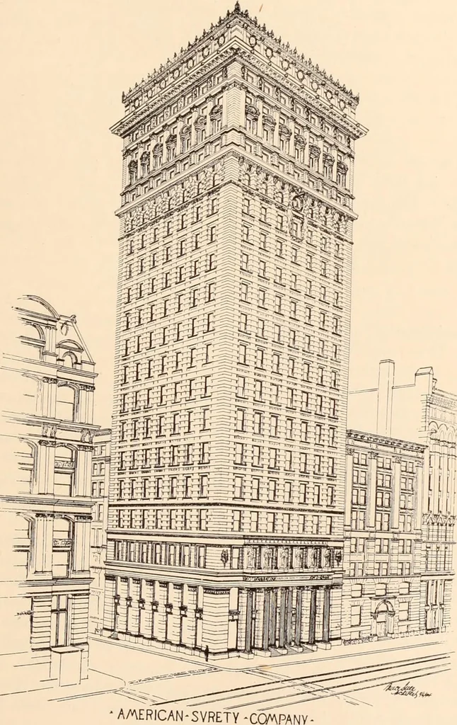 An illustration from A history of real estate, building and architecture in New York City during the last quarter of a century, 1898, leaf 442