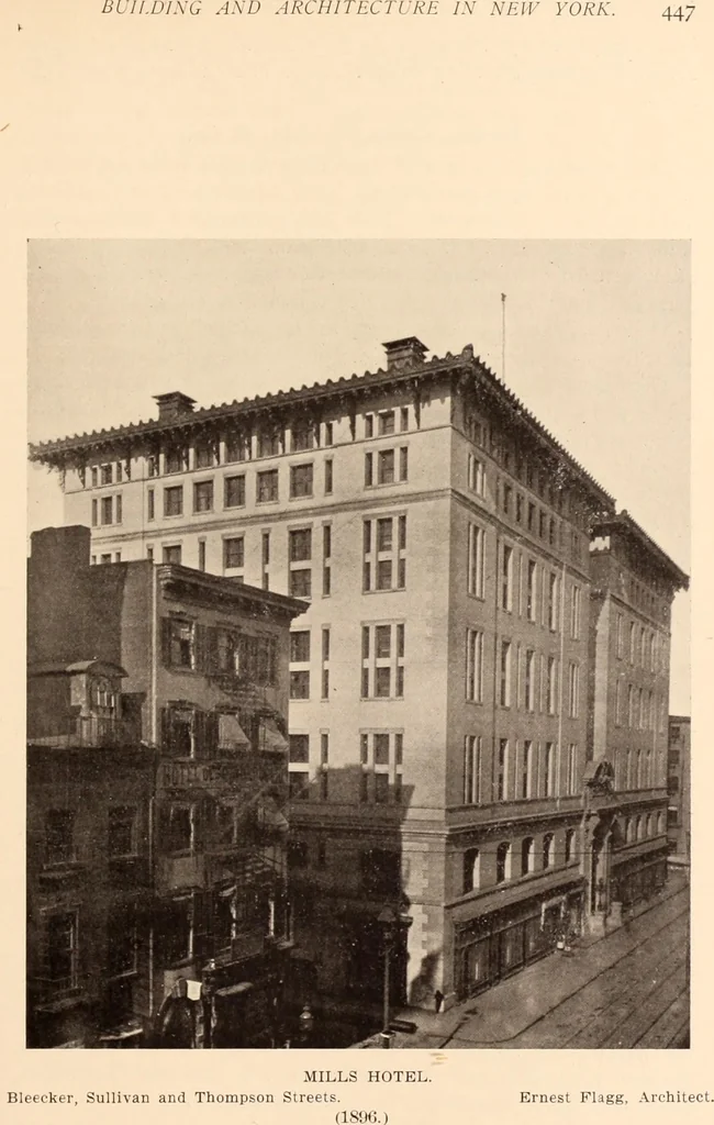 An illustration from A history of real estate, building and architecture in New York City during the last quarter of a century, 1898, leaf 454