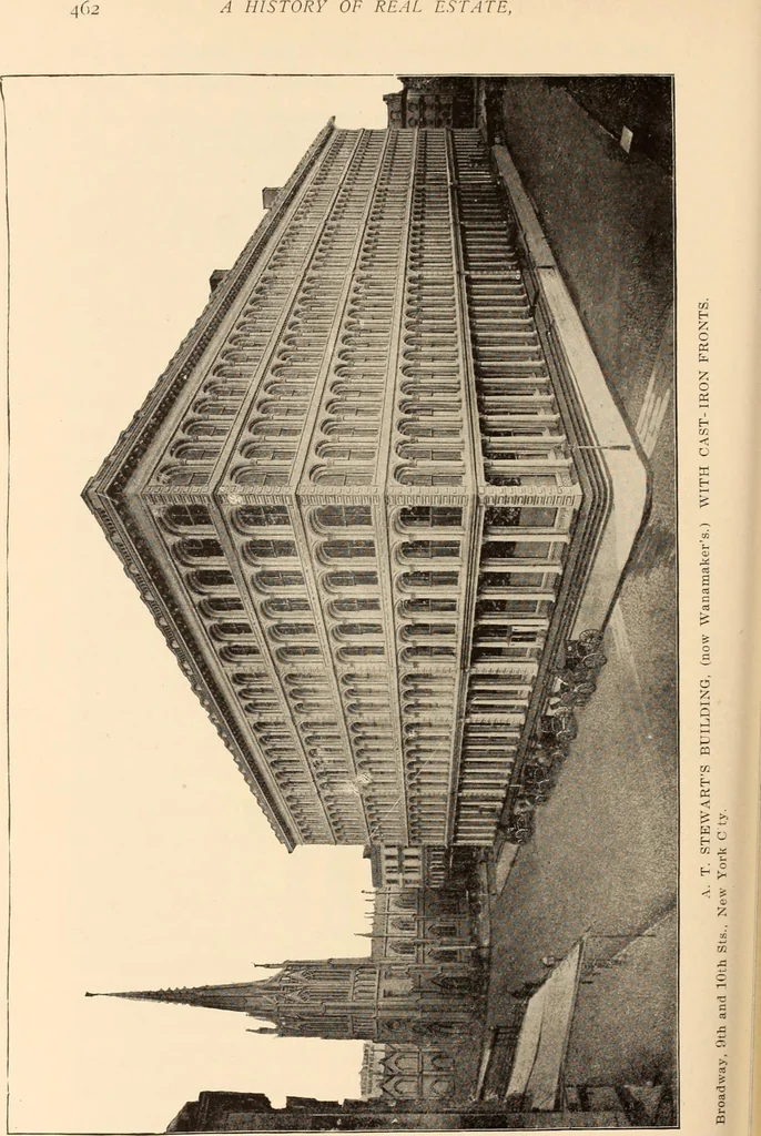 An illustration from A history of real estate, building and architecture in New York City during the last quarter of a century, 1898, leaf 469