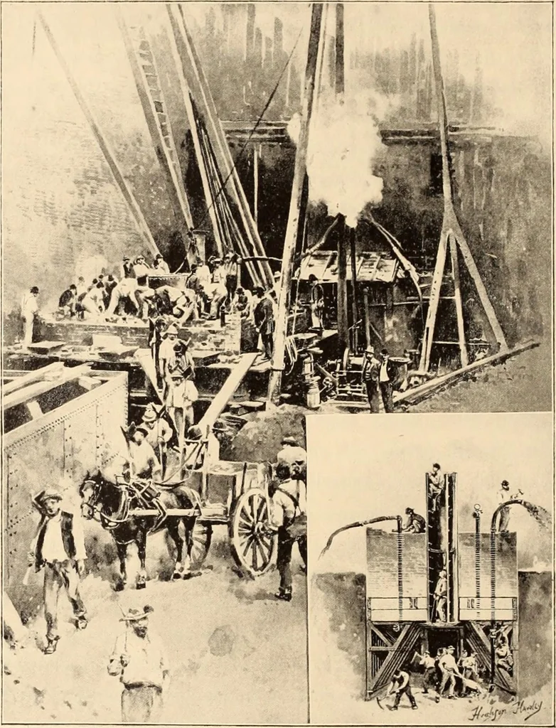 An illustration from A history of real estate, building and architecture in New York City during the last quarter of a century, 1898, leaf 487
