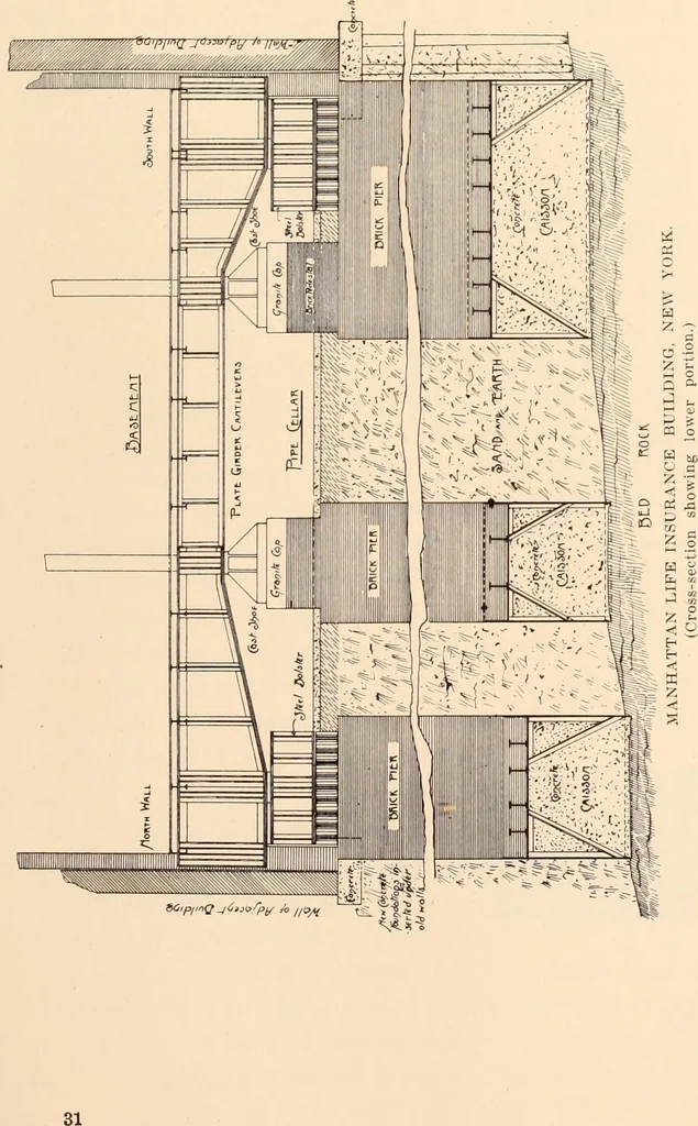An illustration from A history of real estate, building and architecture in New York City during the last quarter of a century, 1898, leaf 488