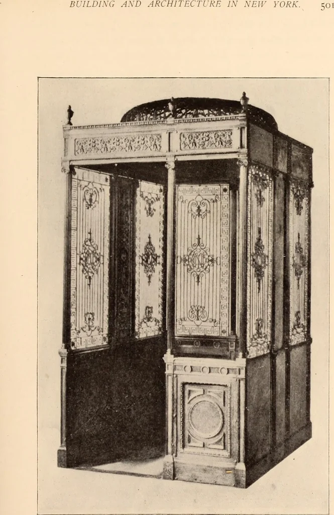 An illustration from A history of real estate, building and architecture in New York City during the last quarter of a century, 1898, leaf 508