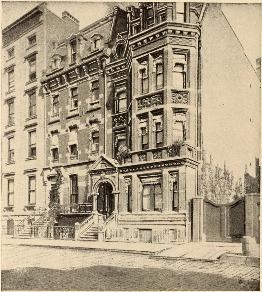 An illustration from A history of real estate, building and architecture in New York City during the last quarter of a century, 1898, leaf 517