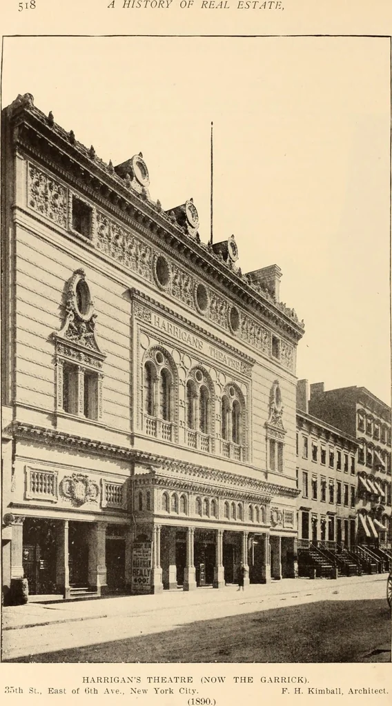 An illustration from A history of real estate, building and architecture in New York City during the last quarter of a century, 1898, leaf 525