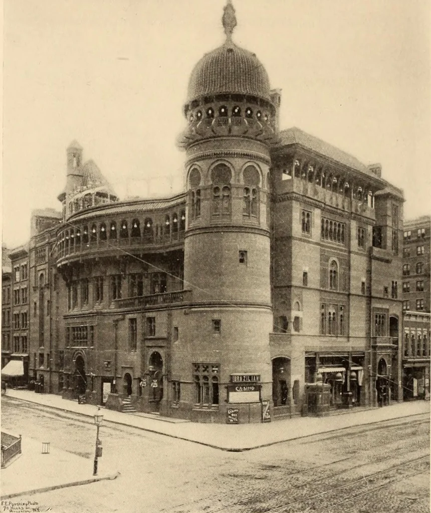 An illustration from A history of real estate, building and architecture in New York City during the last quarter of a century, 1898, leaf 527