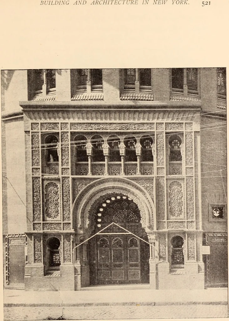 An illustration from A history of real estate, building and architecture in New York City during the last quarter of a century, 1898, leaf 528