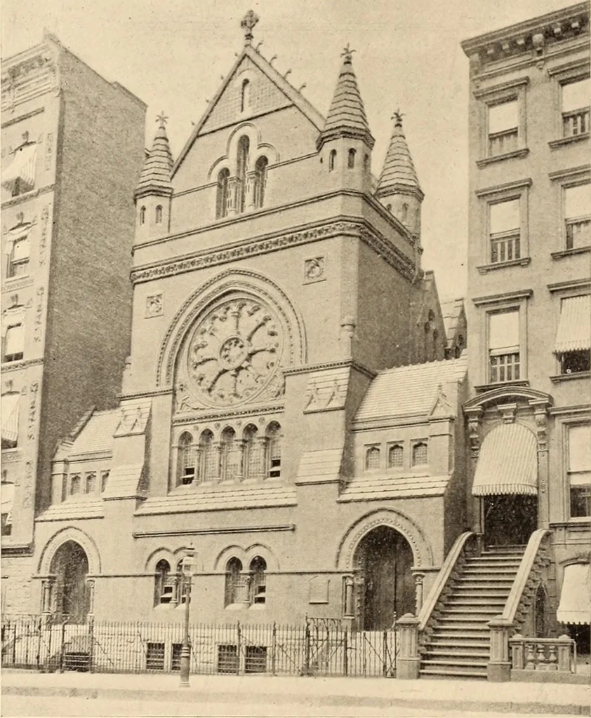 An illustration from A history of real estate, building and architecture in New York City during the last quarter of a century, 1898, leaf 529