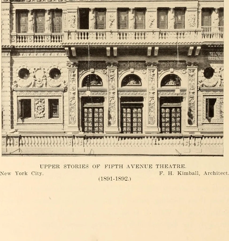 An illustration from A history of real estate, building and architecture in New York City during the last quarter of a century, 1898, leaf 535