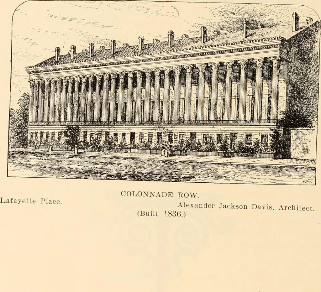 An illustration from A history of real estate, building and architecture in New York City during the last quarter of a century, 1898, leaf 559