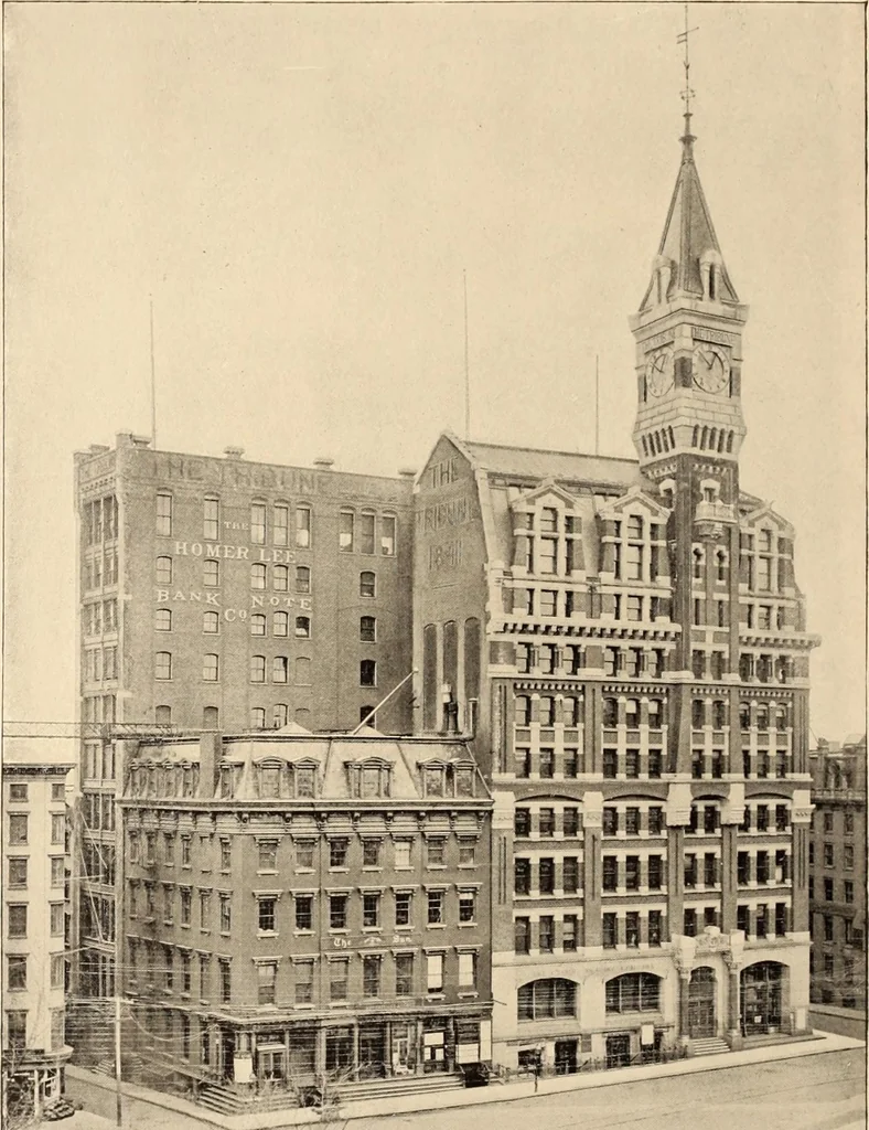 An illustration from A history of real estate, building and architecture in New York City during the last quarter of a century, 1898, leaf 563