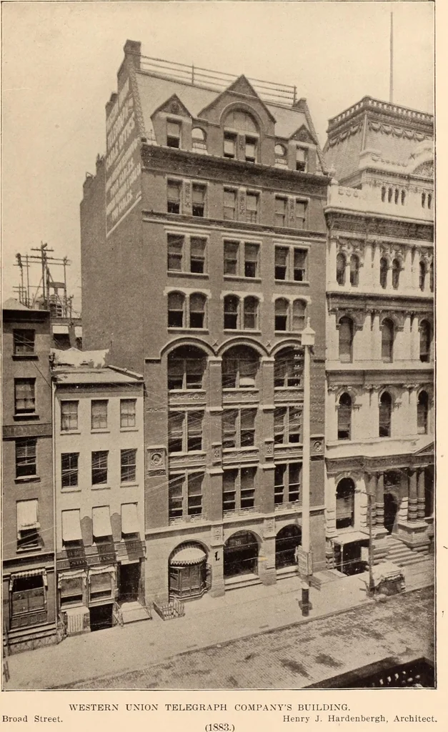 An illustration from A history of real estate, building and architecture in New York City during the last quarter of a century, 1898, leaf 574