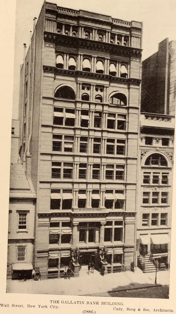 An illustration from A history of real estate, building and architecture in New York City during the last quarter of a century, 1898, leaf 582