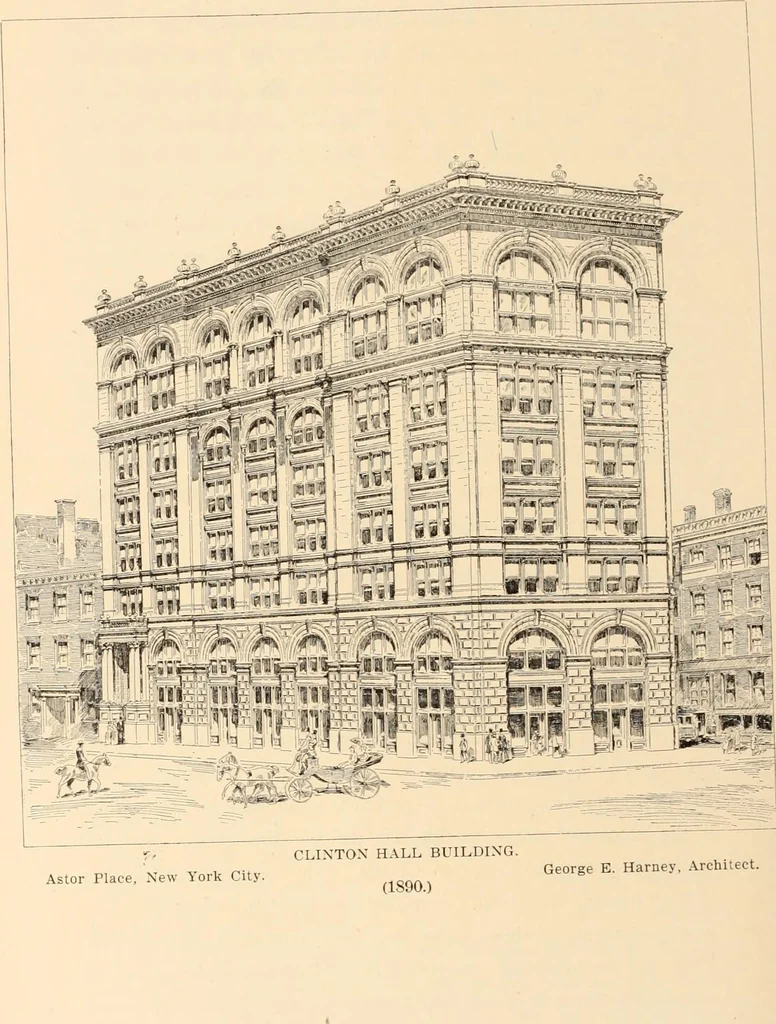 An illustration from A history of real estate, building and architecture in New York City during the last quarter of a century, 1898, leaf 597