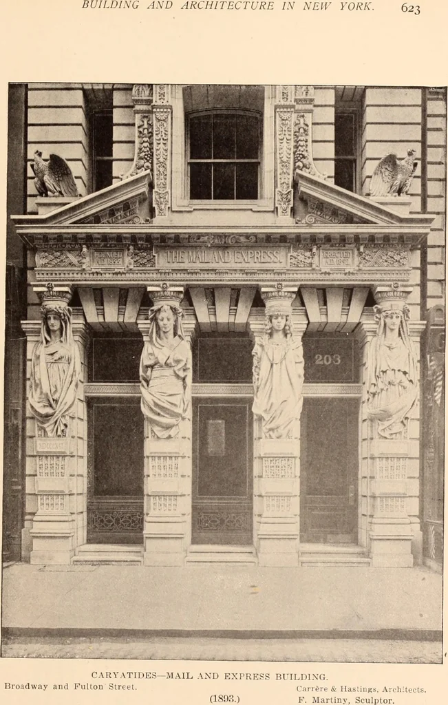 An illustration from A history of real estate, building and architecture in New York City during the last quarter of a century, 1898, leaf 630
