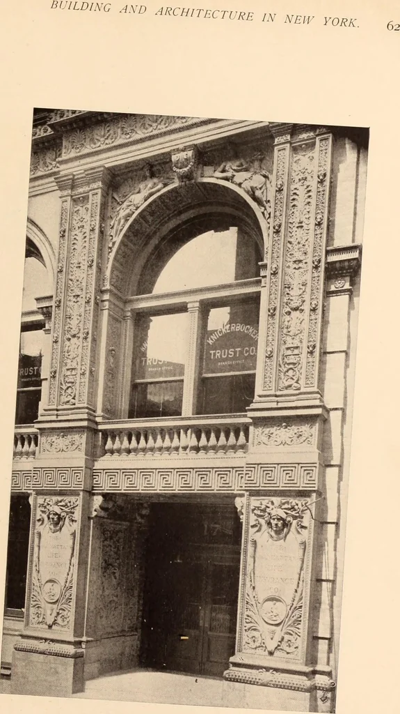 An illustration from A history of real estate, building and architecture in New York City during the last quarter of a century, 1898, leaf 634