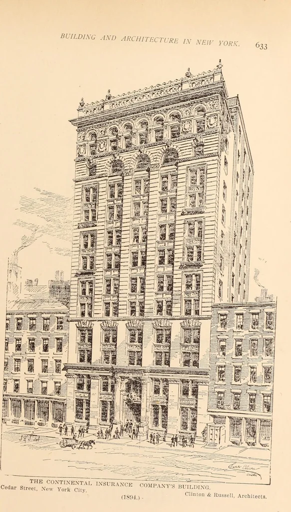An illustration from A history of real estate, building and architecture in New York City during the last quarter of a century, 1898, leaf 640