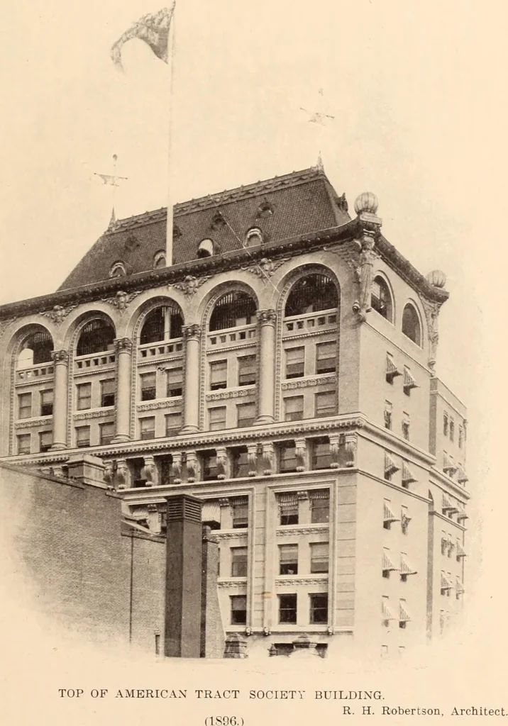 An illustration from A history of real estate, building and architecture in New York City during the last quarter of a century, 1898, leaf 652