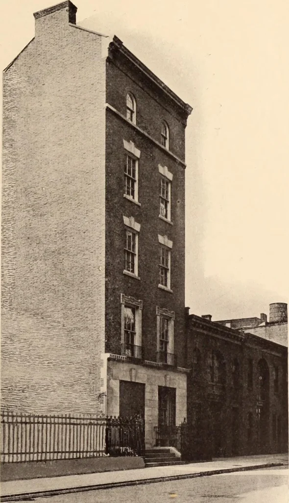 An illustration from A history of real estate, building and architecture in New York City during the last quarter of a century, 1898, leaf 656