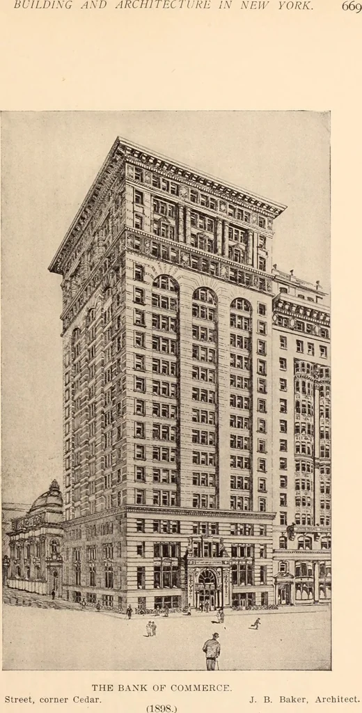 An illustration from A history of real estate, building and architecture in New York City during the last quarter of a century, 1898, leaf 676