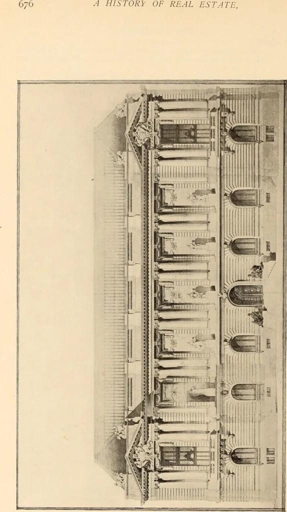 An illustration from A history of real estate, building and architecture in New York City during the last quarter of a century, 1898, leaf 683