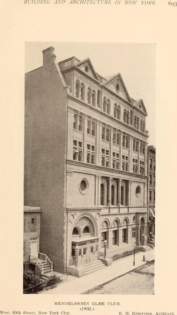 An illustration from A history of real estate, building and architecture in New York City during the last quarter of a century, 1898, leaf 700